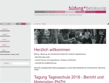 Tablet Screenshot of bildung-betreuung.ch